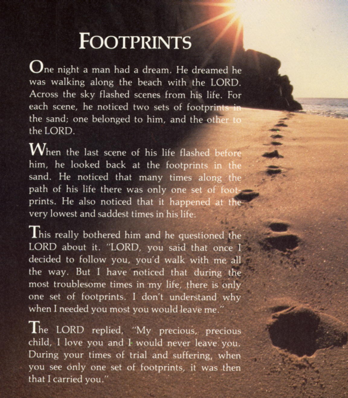 footsteps